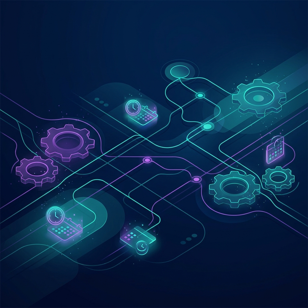 OriginVeiga B2B AI Workflow Automation Graphic